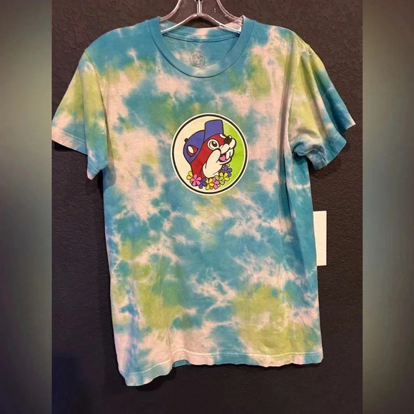 buc'ees Other - Buc'ees Hawaiian Tie-Dye Shirt Lei'd Back Women’s  Size Small Blue Green